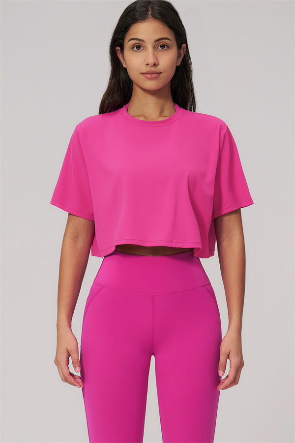 The Bold T-shirt Flared Leggings 2-Piece Set - Glamourous Grace