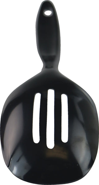 Melamine Slotted Spoon,  Black