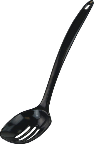 Melamine Slotted Spoon,  Black