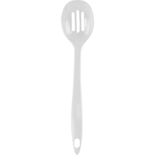 Melamine Slotted Spoon,  White