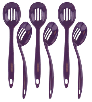 Melamine Slotted Spoon,  Plum