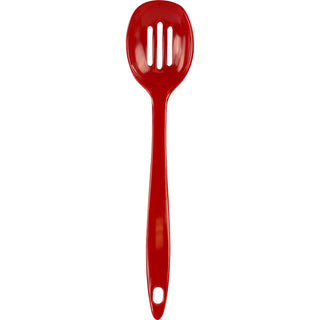 Melamine Slotted Spoon,  Red