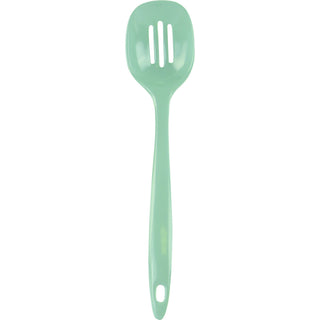 Melamine Slotted Spoon, Seafoam