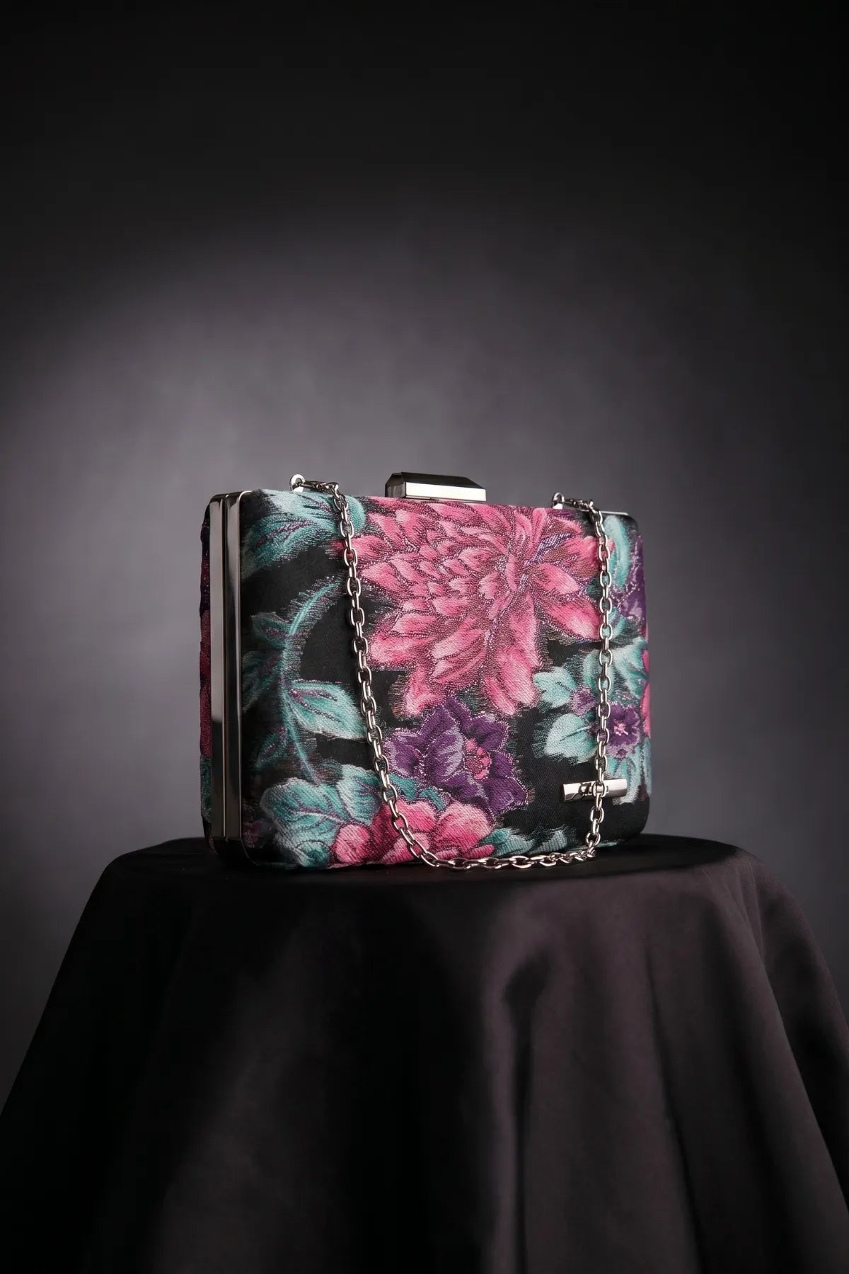 Pink Floral Clutch Bag, Regina