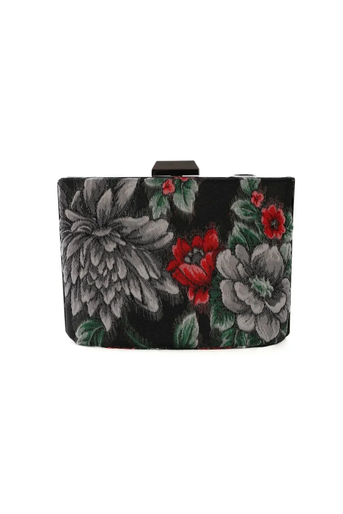 Red Floral Clutch Bag, Regina