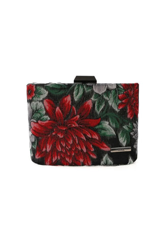 Red Floral Clutch Bag, Regina