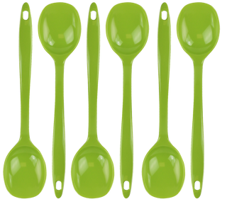 Melamine Spoon,  Lime