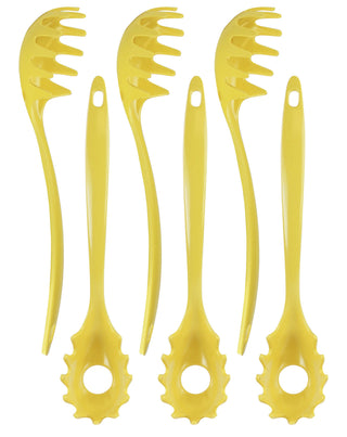 Melamine Spaghetti Fork, Lemon