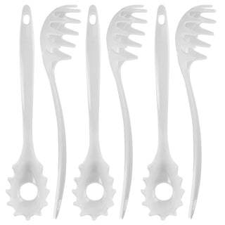 Melamine Spaghetti Fork, White