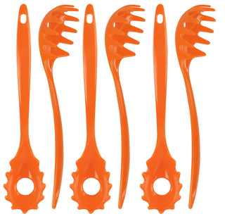 Melamine Spaghetti Fork, Orange