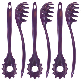 Melamine Spaghetti Fork, Plum