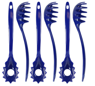 Melamine Spaghetti Fork, Indigo