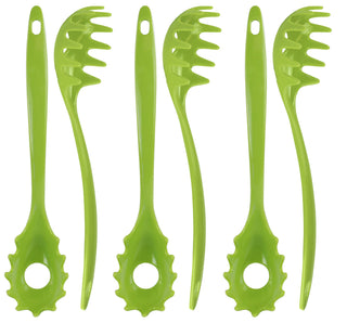 Melamine Spaghetti Fork, Lime