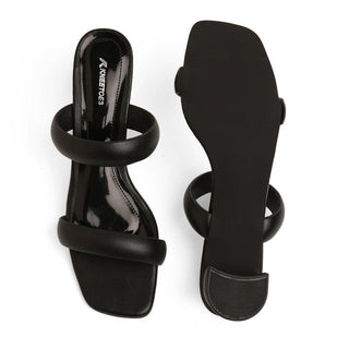 Brillara - Black Block Heels