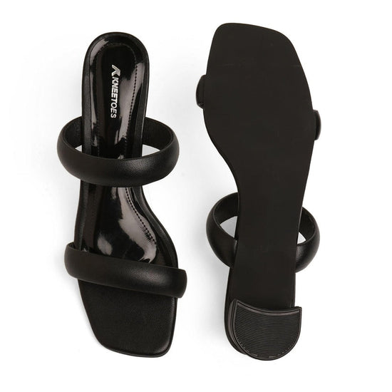 Brillara - Black Block Heels