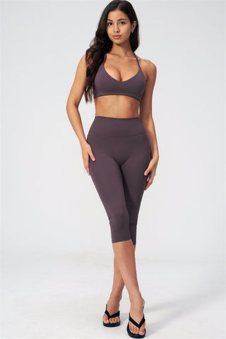 The Twirl Sports Bra Capri Leggings 2-Piece Set