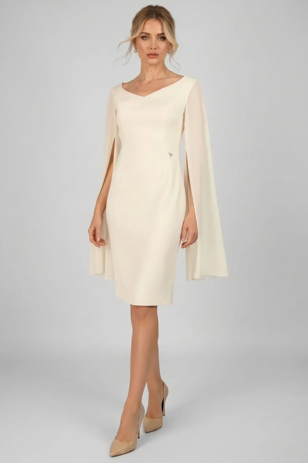Ivory Short Dress, Rebeka
