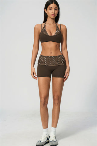 The Enliven Sports Bra Shorts 2-Piece Set