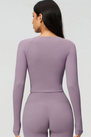 The Lox Long Sleeve Crop top Leggings 2-Piece Set