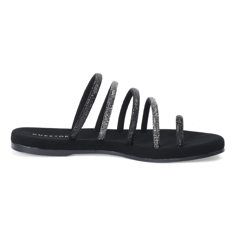 Glimerra - Black Slip-Ons - Glamourous Grace