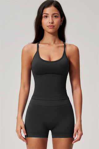 The Horizon Crop Top Shorts 2-Piece Set