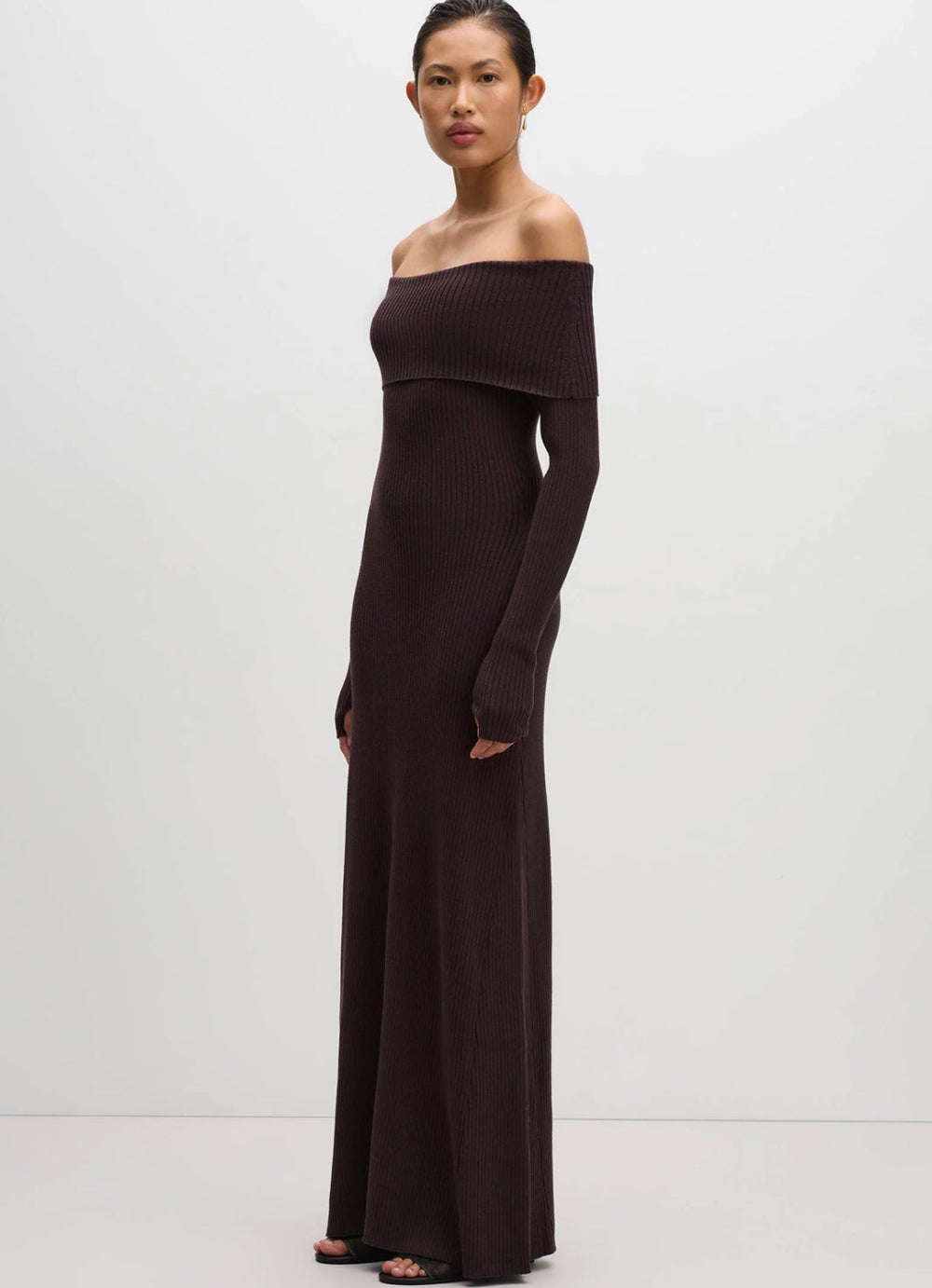 Krishna Off The Shoulder Knit Dress - Glamourous Grace