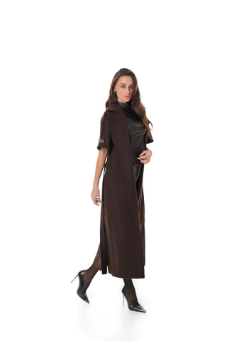 Elan Structured Short-Sleeve Coat