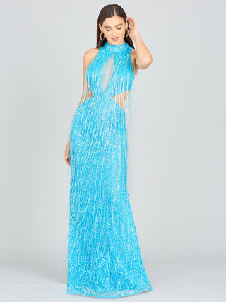 Carrie Fringe Beaded Dress  - OUTLET - Glamourous Grace