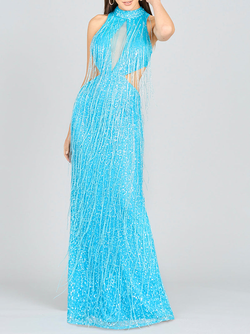 Carrie Fringe Beaded Dress  - OUTLET - Glamourous Grace