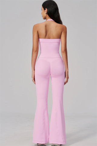 The Align V-Halter Top Flared Leggings 2-Piece Set