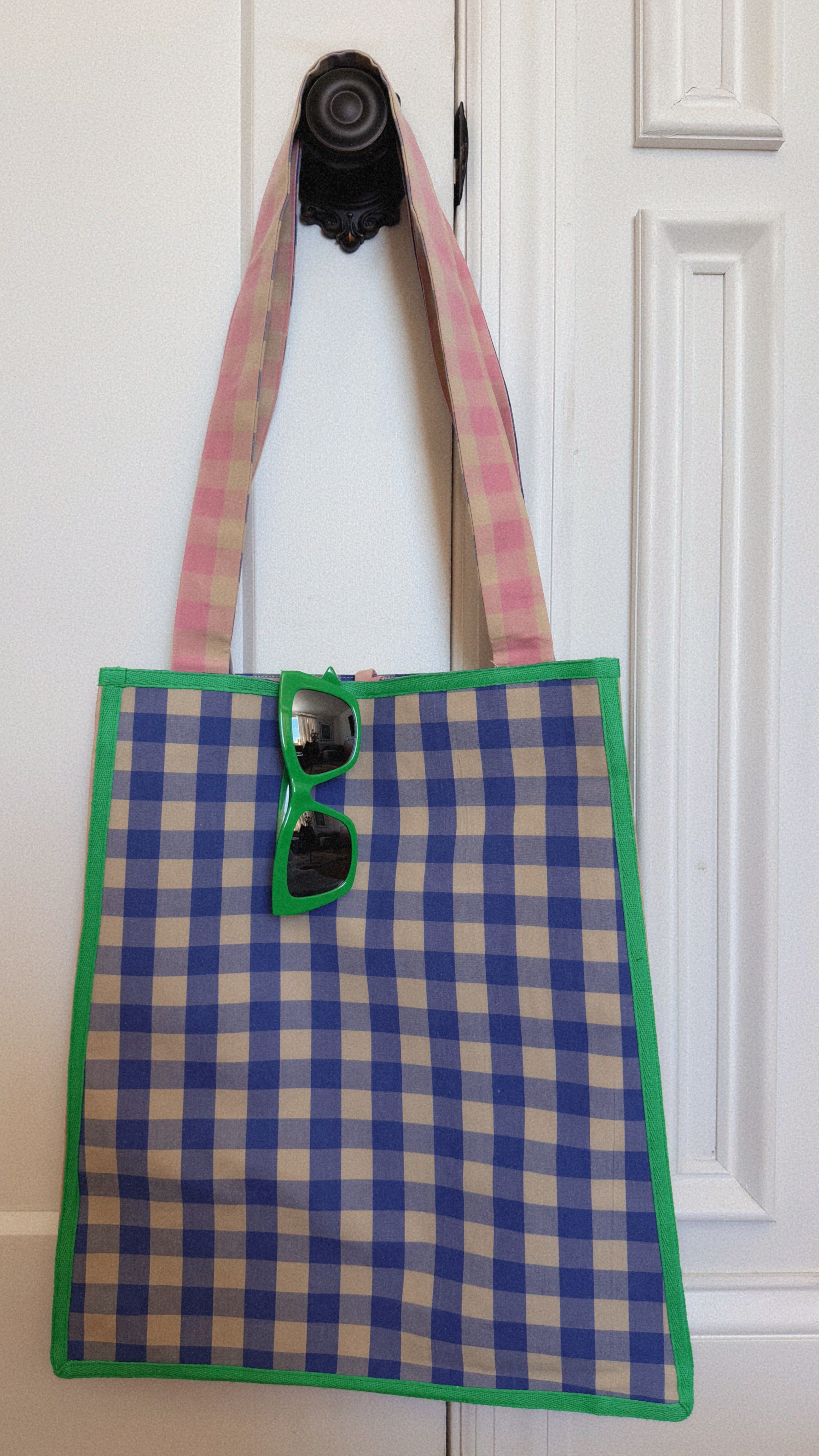 Maderas Gingham Tote Bag