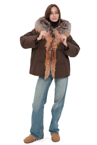 Valerie Genuine Fur Down Fill Parka