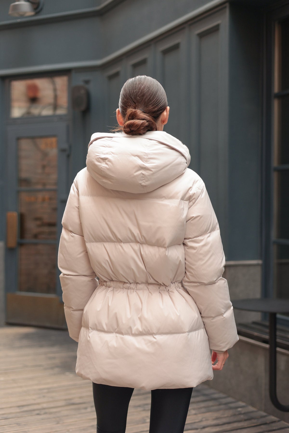 Arden Genuine Rex Rabbit Fur Down Insulated Coat