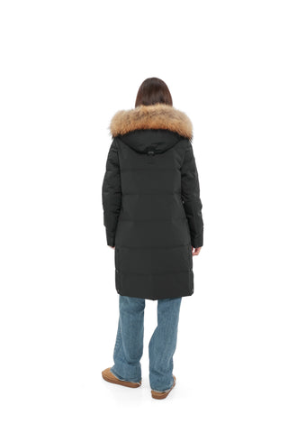 Sydney Genuine Fur Trim Down Parka