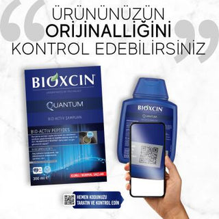 Bioxcin Quantum Shampoo for Dry-Normal Hair - Nourishing, Moisturizing, Argan Oil & Keratin Enriched - Glamourous Grace