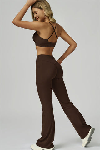 The Flourish Sports Bra Flared Leggings 2-Piece Set