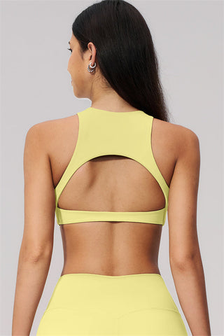 The Twirl Open Back Sports Bra Capri Leggings 2-Piece Set