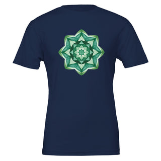Emerald Sacred Geometry Mandela T-Shirt