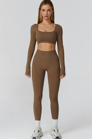 The Reign Long Sleeve Crop Top
