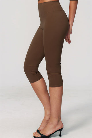 The Natalia Half-Sleeve Top Capri Leggings 2-Piece Set