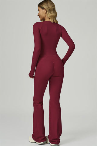 The FlexFit Active Top Flared Leggings 2-Piece Set