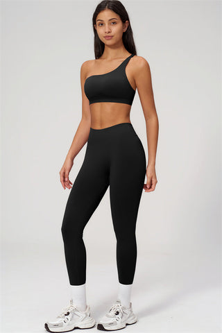 The Empower One-Shoulder Sports Bra