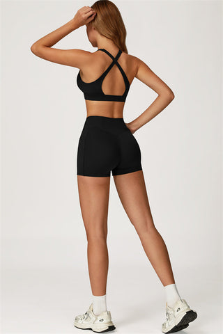The Glacier Sports Bra Shorts 2-Piece Set
