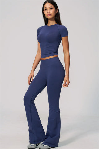 The Velvetine T-shirt Flared Leggings 2-Piece Set