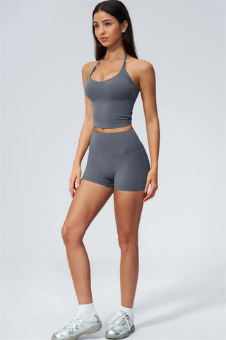 The Gala Crop Top Shorts 2-Piece Set