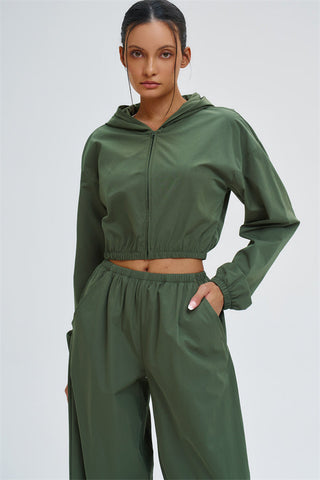 The Svelte UV protection Crop Hoodie