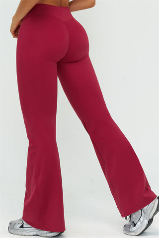 The Lushness Y-Back Sports Bra Flared Leggings 2-Piece Set