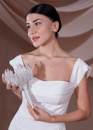 Wedding Bouquet Holder, Proposal Flower Holder - Glamourous Grace