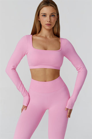 The Reign Long Sleeve Crop Top