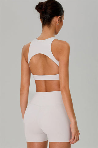 The Jewel Crop Top Crossover Shorts 2-Piece Set